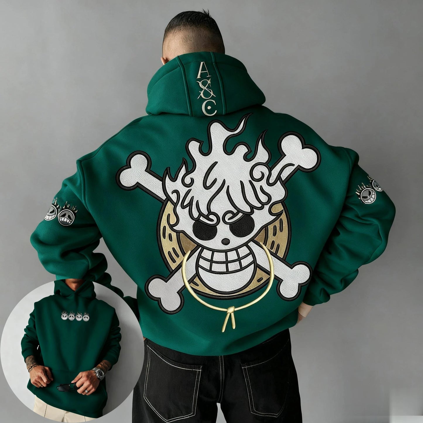 Oversized One Piece Anime Hoodie Men Women Pullover Sweatshirt Cartoon Graphic Print Streetwear Casual Autumn Winter Y2k Clothes