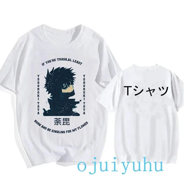 My Hero Academia Black/White T Shirt Collection