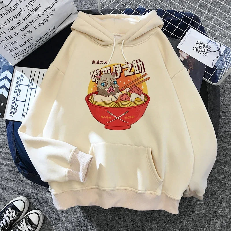 New Kimetsu No Yaiba Sweatshirt Manga Demon Slayer Hoodies Harajuku Anime Japanese Kawaii Hoodie Cartoon Tanjiro Kamado Nezuko
