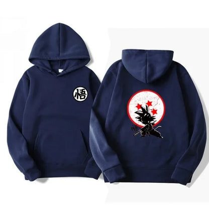 Dragon Ball Hoodie - Premium Cotton, Breathable & Elastic | Stylish Pullover Hoodie | Perfect for Anime, Casual & Leisure!