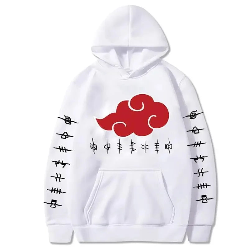 Naruto Akatsuki Cloud Hoodie Unisex Fashion Printed Pullover Autumn & Winter Comfortable Streetwear Best Selling Hip Pop Top